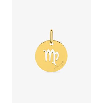 Pendentif Zodiaque Vierge Or Jaune