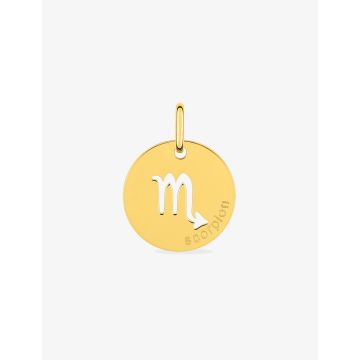 Pendentif Zodiaque Scorpion Or Jaune