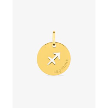 Pendentif Zodiaque Sagittaire Or Jaune