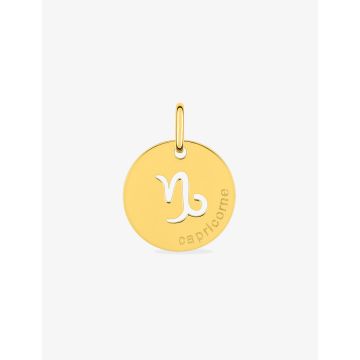 Pendentif Zodiaque Capricorne Or Jaune