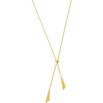Collier fantaisie or jaune