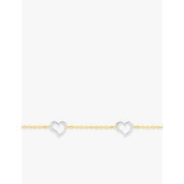 Bracelet fantaisie or bicolore