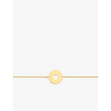 Bracelet Motif Coeur Or Jaune