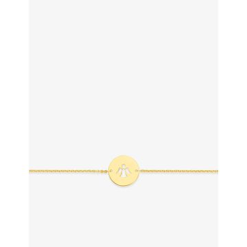 Bracelet Motif Ange Or Jaune