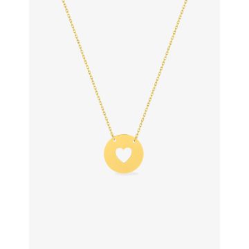 Collier Motif Coeur Or Jaune