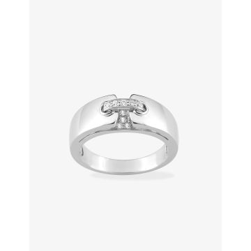 Bague Diamant 0.10 Or Blanc