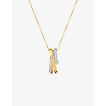 Collier Diamant 0.18 3 Ors