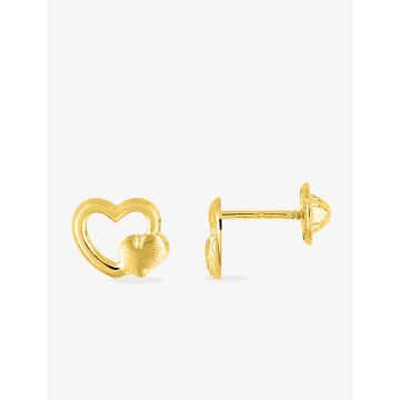 Boucles D'oreilles  Clou+Vis Or Jaune