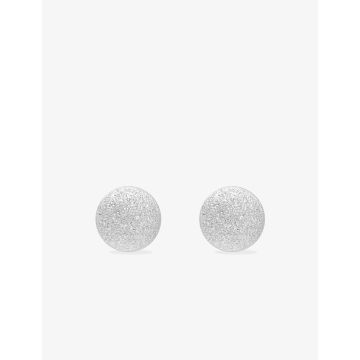Boucles D'oreilles  Clou 6mm Or Jaune+Rh