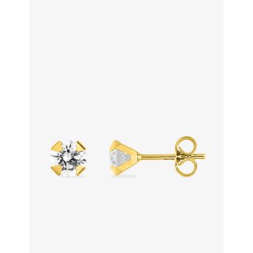 Boucle d'oreille 4 griffes 5mm OZ