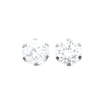 Boucle d'oreille 6 griffes OZ 8mm