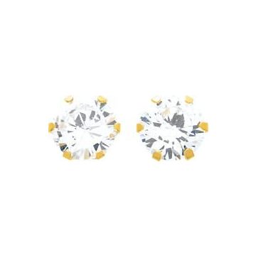 Boucle d'oreille 6 griffes OZ 8mm
