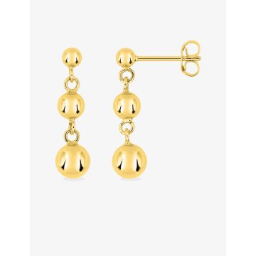 Boucles d'oreilles or jaune