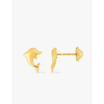 Boucles D'oreilles  Clou+Vis Or Jaune