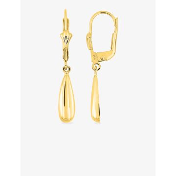 Boucles d'oreilles dormeuse or jaun