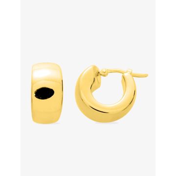 Boucles D'oreilles  Créoles  Or Jaune