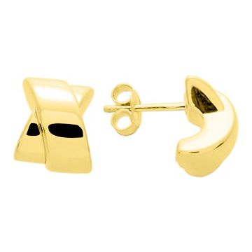 Boucles D'oreilles  Créoles  Or Jaune