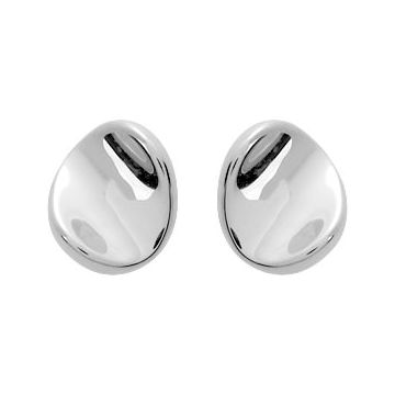 Boucles D'oreilles  Clou  Or Jaune+Rh