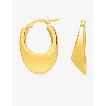 Boucles D'oreilles  Créoles  Or Jaune
