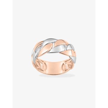 Bague Tout Métal Bicolore