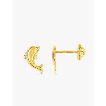 Boucles D'oreilles  Puces Vis Tout Or Or Jaune or 750