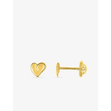 Boucles D'oreilles  Puces Vis Tout Or Or Jaune or 750