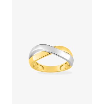 Bague Or Jaune+Rh