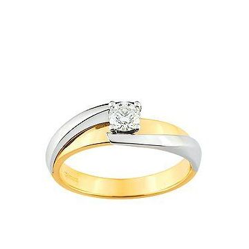 Bague Diamant 0.25 Or J.+G.