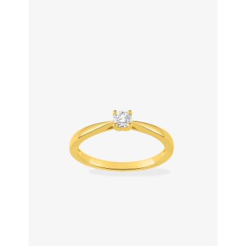 Bague Diamant 0.15 Or Jaune