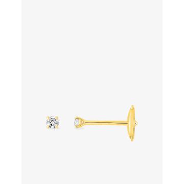 Boucles D'oreilles  Clou Diamant 0.10 Or Jaune