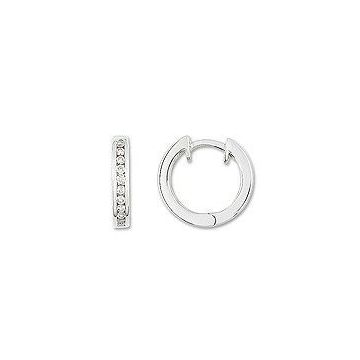 Boucles D'oreilles Multi Diamant Gris 0,18ct