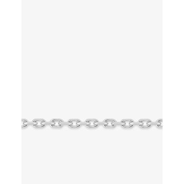 Chaîne forçat or blanc