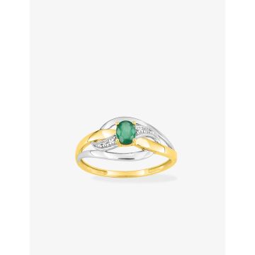 Bague Or Émeraude