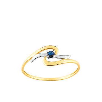 Bague Or Saphir