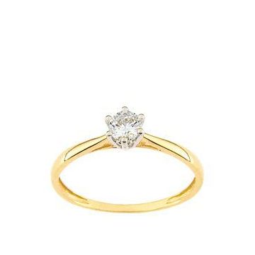 Bague Or Oxyde De Zirconium