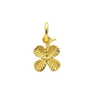 Pendentif Trèfle Or Jaune