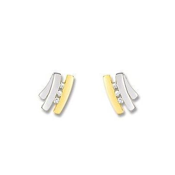 Boucles D'oreille Puces Or Diamant