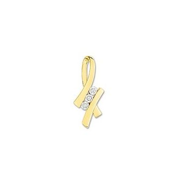 Pendentif Diamant 0,03 J.+G. Or750