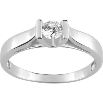 Bague Diamant 0.24 Or Blanc