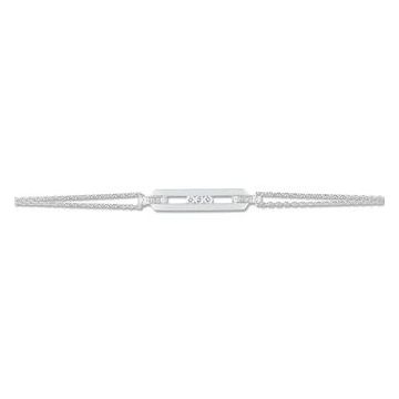 Bracelet Diamant 0,11 Or Blanc 750