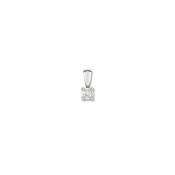 Pendentif Diamant 0,064 Gris Or750