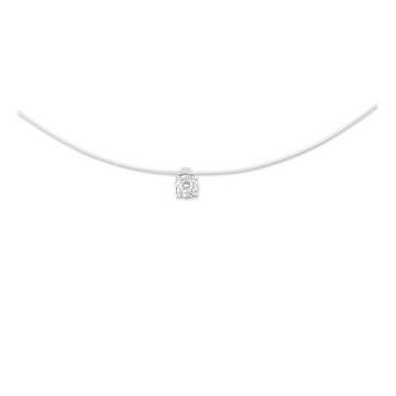 Collier Diamant 0,026 Gris Or750