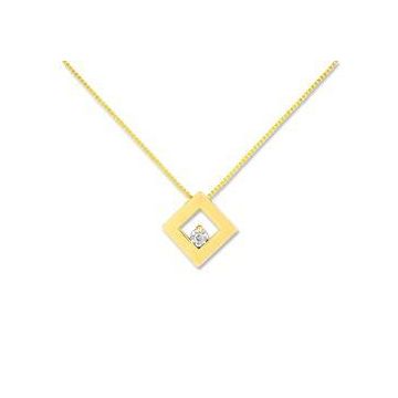 Collier Diamant 0,015 J.+G. Or750