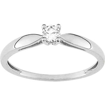 Bague Diamant 0.13 Or Blanc