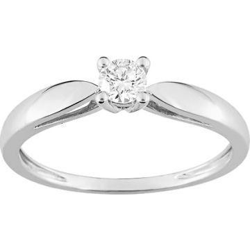 Bague Diamant 0.20 Or Blanc