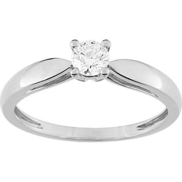 Bague Diamant 0.25 Or Blanc