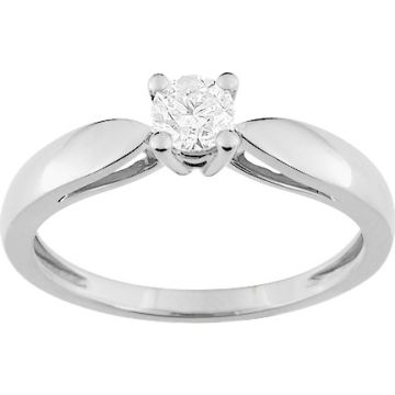 Bague Diamant 0.30 Or Blanc