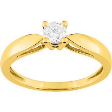 Bague Diamant 0.30 Or Jaune