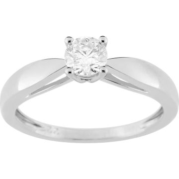 Bague Diamant 0.40 Or Blanc