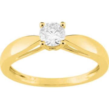 Bague Diamant 0.40 Or Jaune